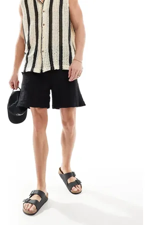 River Island Crochet shorts in navy