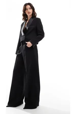 French Connection High waisted tailored tux trousers in co-ord