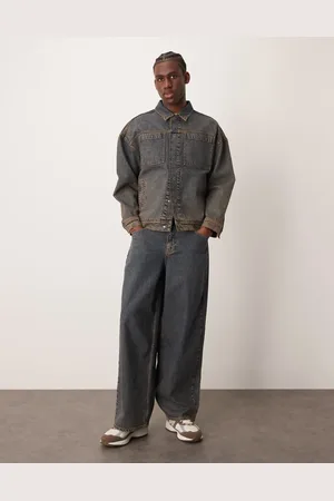 ASOS Co-ord super baggy jeans in washed
