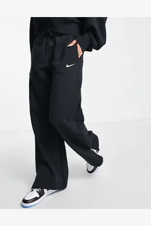 Nike Phoenix Fleece high rise wide leg joggers in