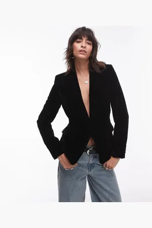 MANGO Velvet blazer in