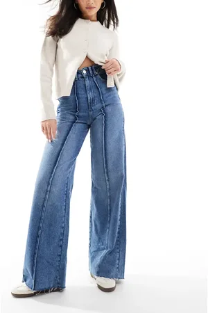 SCALPERS Front Color Denim Pant In Light Indigo