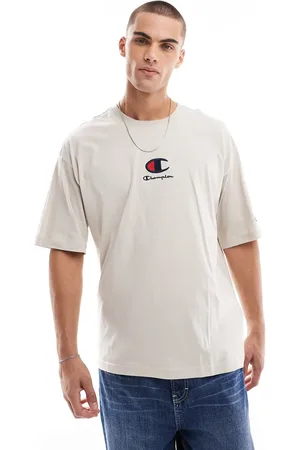 Champion Legacy center logo t-shirt in stone