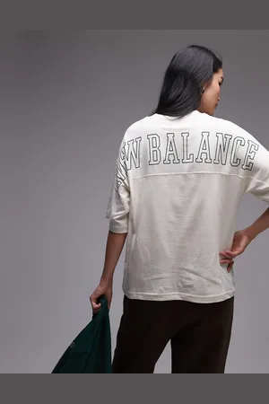New Balance Oversized graphic t-shirt in off