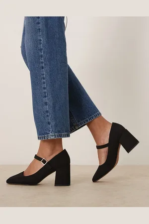 ASOS Selene mary jane mid block heeled shoes in