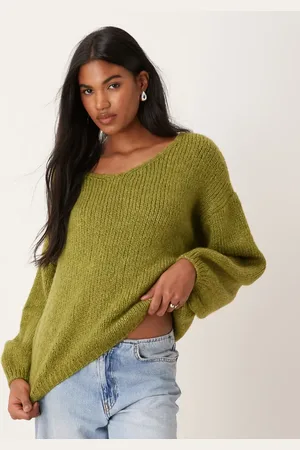JDY Reversible pullover knitted jumper in