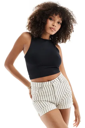 Pimkie Slinky racerneck open tie back top in