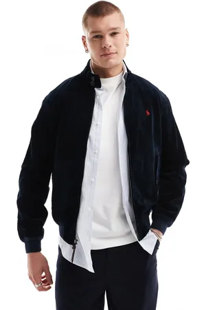 Ralph Lauren Icon logo lined cord shirt jacket in