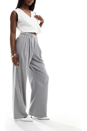 ASOS Flannel trousers in light