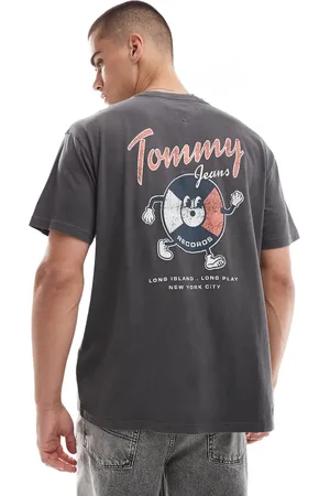 Tommy Hilfiger Fun record backprint graphic t-shirt in washed