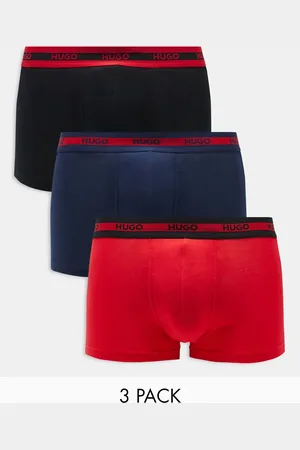HUGO BOSS HUGO Bodywear 3 pack planet trunks in