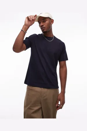 ARKET Midweight jersey t-shirt in blue