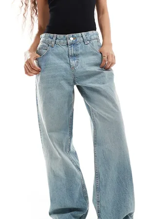 ASOS ASOS DESIGN Petite baggy jeans in pale vintage