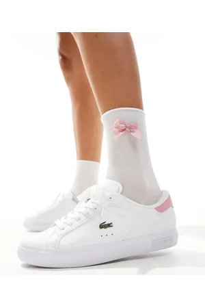 Lacoste Powercourt trainer in /light pink