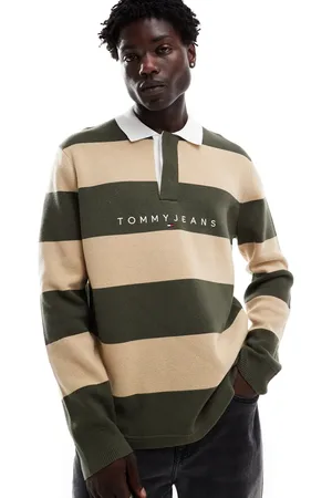 Tommy Hilfiger Striped rugby shirt in and ecru