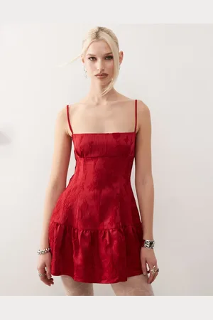 Motel Oshi open back mini cami dress in