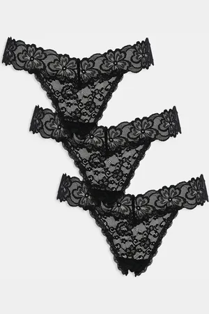 ASOS Minnie 3 pack all over lace brazilian brief in