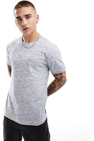 French Connection French Connection injection pocket t-shirt in light melange