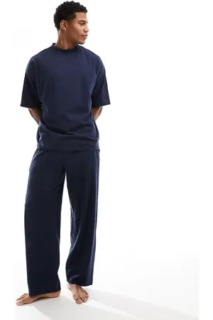 ASOS Pyjama set with oversized t-shirt and trousers in jersey in