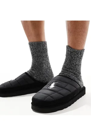 Ralph Lauren Reade chunky slipper with icon logo in