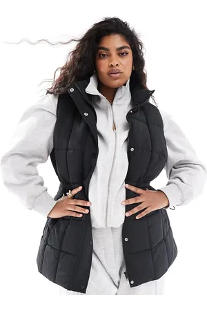 Yours Quilted gilet in