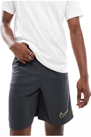 Nike Academy 23 shorts in charcoal and green