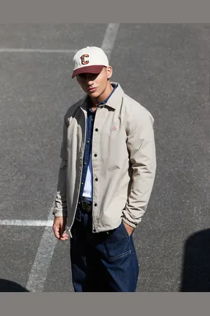 Dickies Oakport coach jacket in sand- exclusive to asos