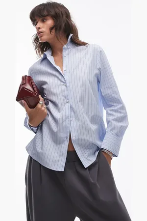 MANGO Classic fit pinstripe shirt in