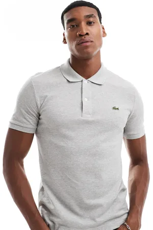Lacoste Slim fit logo pique polo in marl