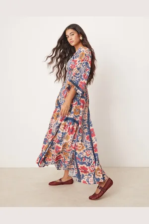 Free People Bold bloom printed midaxi dress in