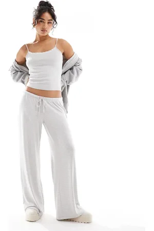 Hollister Nightwear cami top and trouser set in stripe print