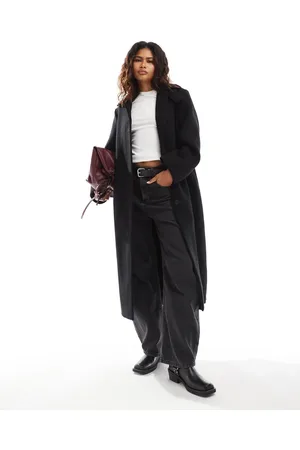 Weekday Gate wool blend car coat in