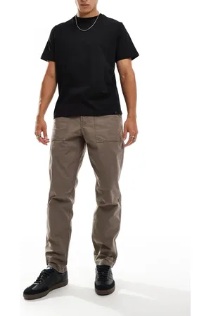 Timberland Washed canvas regular fit workwear pants in