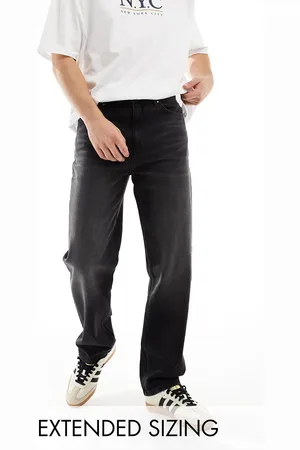 ASOS Straight leg jeans in washed with light tint
