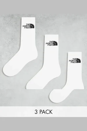 The North Face Simple Dome 3 pack logo socks in