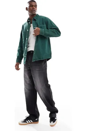 Only & Sons Vintage fit denim overshirt in