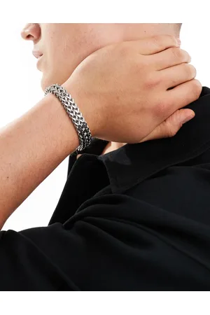 ASOS Waterproof stainless steel chunky bracelet in tone