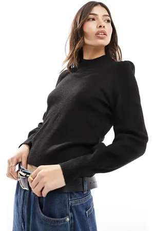 JDY High neck long sleeve jumper in