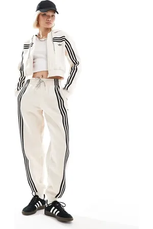 adidas Velour trackpant bottoms in