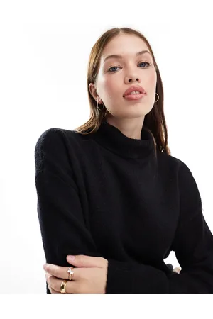 ASOS Knitted high neck jumper in