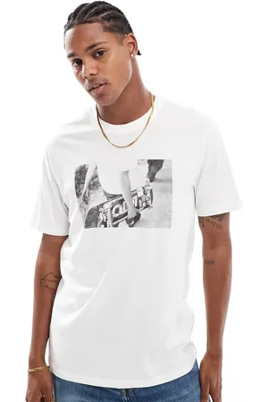 Only & Sons Regular t-shirt with skateboard print in