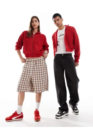 COLLUSION Unisex zip through cardigan in