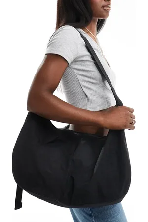 Baggu 10.5"" x 19.5"" large nylon crescent bag in