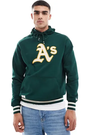 New Era Oakland Athletics hoodie in forest