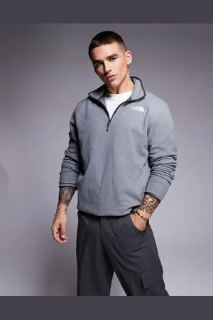 The North Face Glacier 1/4 zip logo fleece in