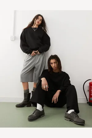 Reclaimed Unisex heavyweight oversized boxy sweatshirt in washed