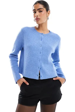 Stradivarius Ribbed cardigan in