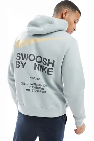Nike Club back print graphic hoodie in
