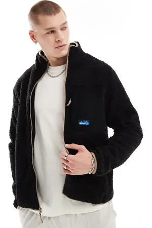 Kavu Wayside sherpa zip fleece jacket in