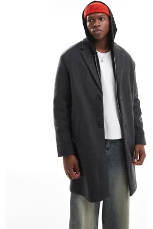 Pull&Bear Overcoat in